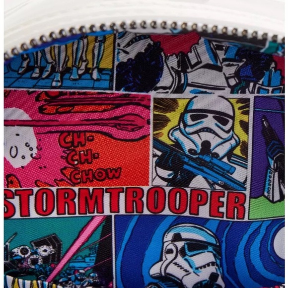 Loungefly Star Wars Stormtrooper Lenticular Figural Mini Backpack - Picture 5 of 7